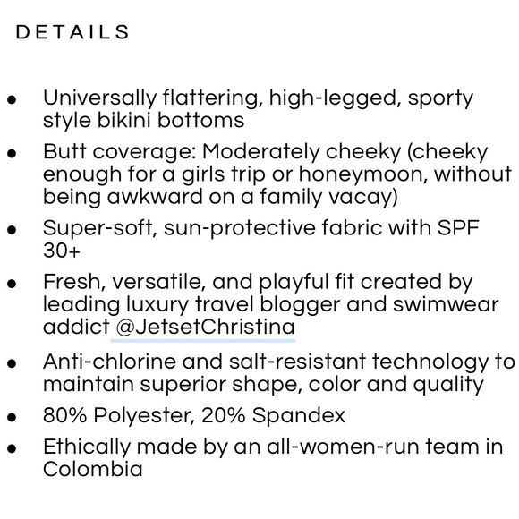 NWT Kenny Flowers The Tortola Sporty Bikini **Bottom** TEAL/PINK - SIZE L - Picture 7 of 8